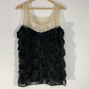Isabella Rodriguez Tank Top Camisole Ruffle Sz: XL